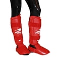 thumbnail image 1 of Par de Espinilleras con Empeine para Karate FIRE SPORTS Rojo Extra Grande, 1 of 4