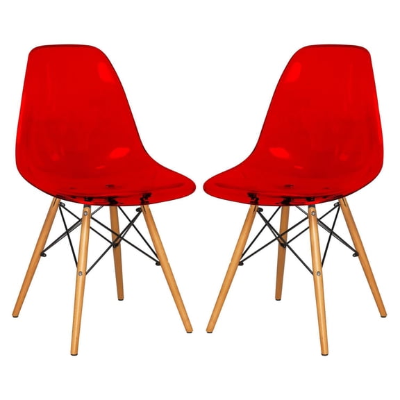 Maykoosh Urban Upmarket Molded Side Chair - Set of 2