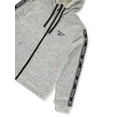 thumbnail image 3 of Reebok Tape Sleeve Zip Hoodie - gray heather, xxl (Big Boys), 3 of 3