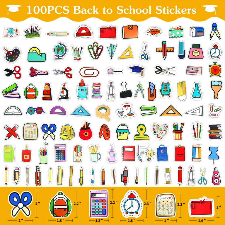 back to school' Sticker | Spreadshirt