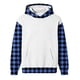 thumbnail image 5 of Sudadera con capucha para niños, cuello redondo, manga larga, ropa de abrigo para niños de talla mediana y grande, jersey, blusa de poliéster para niños, 5 of 5