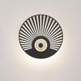 thumbnail image 2 of Chinese iron round LED wall lamp, suitable for corridor, attic, passage, cafe lighting installation, 2 of 3