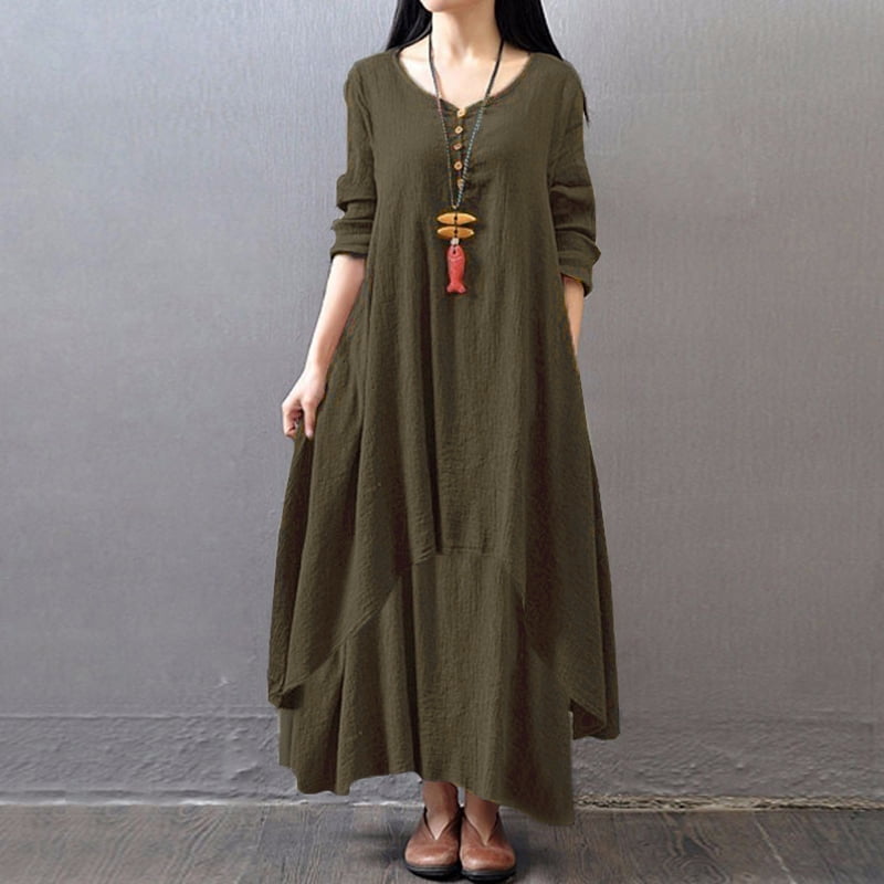 loose long maxi dress