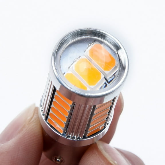 4Pcs Amber 1156Py Bau15S Py21W Led 33Smd Car Tail Turn Signal Bulbs Fits For 12V Reverse/ Backup/ Parking Light Super Bright Fangkenuo