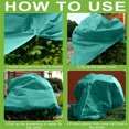 thumbnail image 5 of Burlap Winter Plant Cover Bags- Large Size Plant Frost Protector with Drawstring Reusable Plant Covers Freeze Protection Tree Freeze Blanket, 5 of 8