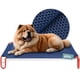 thumbnail image 1 of Cama Elevada Esquimal Azul Rojo con Malla Transpirable para Perro Mediano, 1 of 7