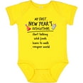 thumbnail image 3 of Inktastic My First New Year's Resolutions Boys or Girls Baby Bodysuit, 3 of 5