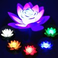 thumbnail image 3 of JShteea LED Impermeable Flotante Lotus Lámpara Piscina (azul), 3 of 9
