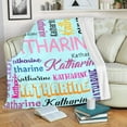 thumbnail image 4 of Personalized Blankets with Name Custom Blanket for Adult Kids Baby Customized Blanket Monogrammed Blankets Gifts for Women Men Girls Boys, 4 of 6