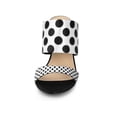 thumbnail image 6 of BLISSFUL STEP Women's Printed Stiletto Heels Slides Sandals, 6 of 8