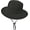 Black, variant on Kids Sun Hat UPF 50+ with Adjustable Chin Strap - Quick Dry, Foldable & Lightweight Bucket Hat for Outdoor Fishing & Safari