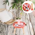 thumbnail image 4 of 1 Pce Table de Rencontre Moderne Table à Manger Mini Simple Salon Chambre Bureau Balcon Table Basse (Orange), 4 of 5