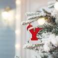 thumbnail image 4 of 26 English Letter Christmas Hat Pendant, 4 of 4