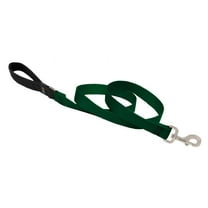 Dog Leash by Lupine in 1" Wide Green 6-Foot Long with Padded Handle