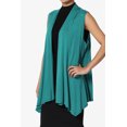 thumbnail image 3 of TheMogan Gilets Longs pour Femmes Sans Manches Légers Cardigan Ouvert, 3 of 7
