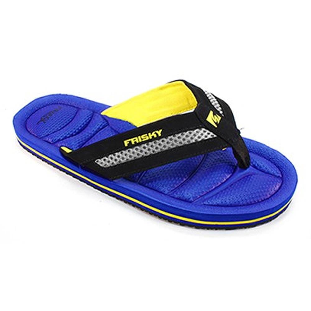 Frisky Mens 8 13 Thong Comfort Sandal Blue 12 Walmart