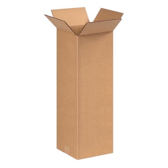 SSBM 25/Case 8" x 8" x 20" ECT-32 Tall Corrugated Boxes Shipping/Packaging Box