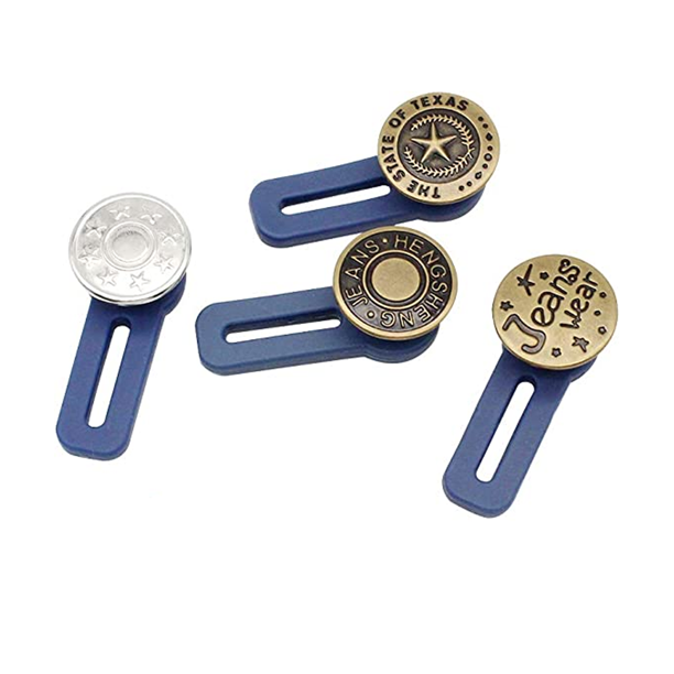 4 piezas, extensor de botones para pantalones, para hombres o mujeres, extensor de cintura para pantalones vaqueros, cuellos, puños y pantalones de vestir, etc.