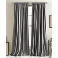 thumbnail image 2 of DKNY Modern Knotted Solid Color Blackout Rod Pocket Panel Pair (Set of 2), 2 of 4