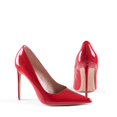 thumbnail image 5 of Zhabtuc Women Sexy High Heels Pointed Toe Stiletto Heels Closed toe Pumps Slip On Heels Prom Shoes Red Size 8, 5 of 6