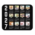 thumbnail image 2 of WIRESTER 8.66x7.08 in Rectangle Mouse Pad with Non-Slip Rubber Base for Computers, Laptop, Office & Home – Birds 2027 Calendar, 2 of 5