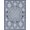 Blue, Pattern 11, variant on ODIKA 8'x10' Washable Area Rug Durable, Non-Slip Front Door Trellis Covering Featuring Geometric Motifs Entrance for Living Room, Under Sectional, Family