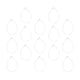 thumbnail image 1 of Craft Showing Fastener Plastic Tag Ropes For Gift Tags And Bookmarks 5000Pcs, 1 of 3