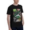 thumbnail image 2 of Bingfone Dinosaur Skeleton Men'S Loose Fit Short-Sleeve Pocket T-Shirt, 2 of 7