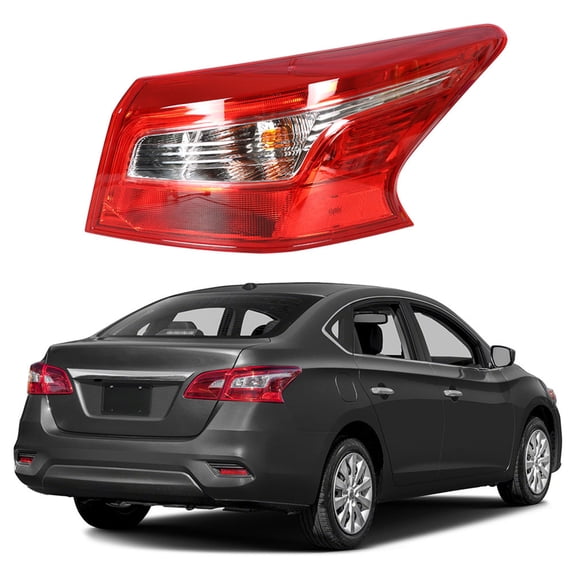Genrics For 2016-2018 Nissan Sentra Tail Light Stop Lamp Right Outer Passenger Side