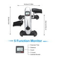 thumbnail image 2 of Spptty Hand Foot Pedal Trainer, Portable Hand Foot Pedal Trainer Exerciser Mini Exercise Bike Bicycle for Gym Indoor, Portable Exercise Bike, 2 of 11