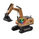 thumbnail image 2 of Excavadora Con Control Remoto Fiudx Juguete RC 1:20 Tractor de Construcción de aleación, 2 of 7