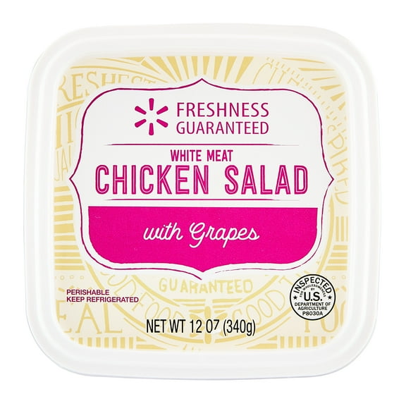 Freshness Guaranteed White Meat Chicken Salad with Grapes, 12 oz (Fresh)