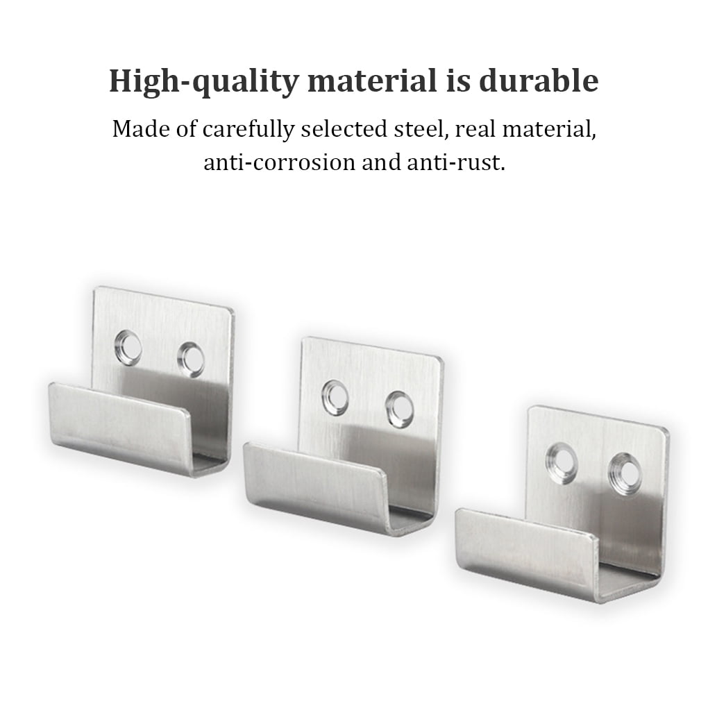 Maytalsory Ceramic Tile Hook Stainless Steel Rack Office Living