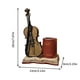 thumbnail image 1 of Figura de Instrumento Musical Retro, de Resina, Estilo Bolígrafo, Vintage, Violín, Escultura, Estatua de Saxofón de Jazz, Regalo, 1 of 3