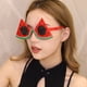 thumbnail image 1 of Bonitas gafas de verano con forma de sandía, divertidas gafas de sol decorativas para fiestas, picnics, playas, novias, 1 of 5