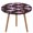 style-6, variant on Flamingo Pattern Round Fitted Tablecloth with Backing Elastic Edge Design Table Cover Waterproof Oil-Proof Table Cloth Stain-Resistant Wipeable for Round Table