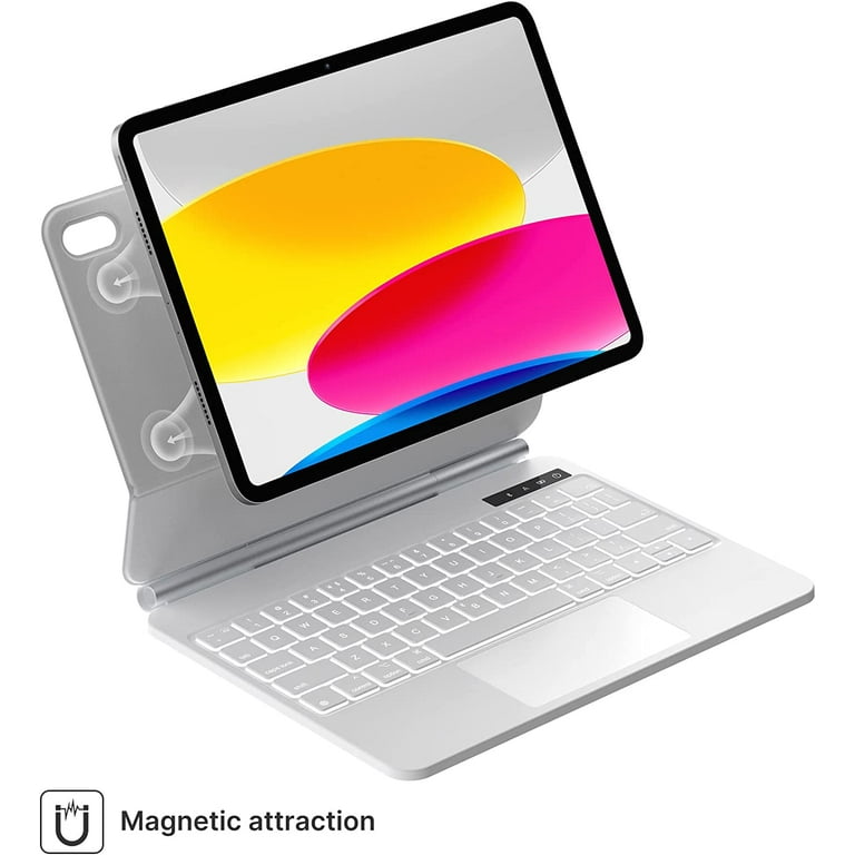 ipad第10世代対応　Magnetic Wireless Keyboard Amazon.com: ZXA for iPad 11th 10th Generation Case with