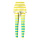 thumbnail image 4 of Puntoco Pantalones De Cintura Elástica Cómodos A Rayas A La Moda Para Mujer, Pantalones De Doble Capa Con Bolsillo Para Yoga, Amarillo Xxxl, 4 of 5
