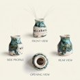 thumbnail image 2 of Hand-Thrown Whiskers Keepsake Vase, Cat Whisker Holder, Pet Whisker Collector Jar for Shed Whiskers & Fur, Decorative Small Bud Vase, Thoughtful Memorial Gift for Cat Lovers (#A), 2 of 8
