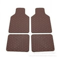 thumbnail image 2 of Acaige 4pcs Coffee Color PU Leather Auto Car Floor Mats Front Rear Liner Weather Set, 2 of 5