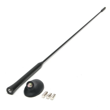 Roof Termination Kit - Roof AM/FM Antenna Mast + Base Kit Set For Focus 2000-2007 XS8Z18919AA Black