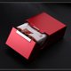 thumbnail image 4 of Caja de cigarrillos, Caja de cigarrillos de metal, Caja de cigarrillos creativa multifuncional portátil, Regalo de negocios para hombres, Aluminio de doble espesor, Cigarrillo hueco, 4 of 5