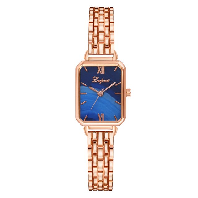 LVPAI Moda Popular Damas Casual Reloj de cuarzo Reloj con correa de acero inoxidable Wmkox8yii gfajkfgbkjabf977