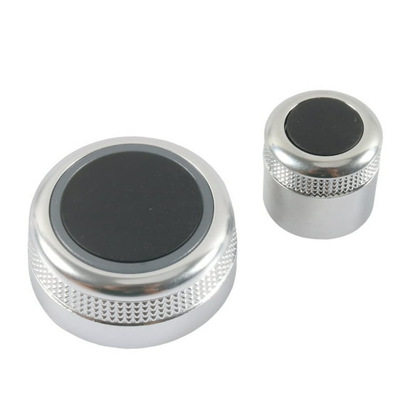 Car Radio Volume Knob 4F0919070 & Navigation Button Set, OEM Replacement Trim Black