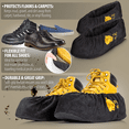 thumbnail image 6 of 2 - Pack Box of Tiger Effects Reusable Fabric Shoe Covers with Standard Tiger Effects Logo - Large, 6 of 7