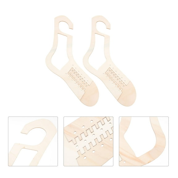 HOMEMAXS Sock Blocker 1 Pair for Christmas Gifts with Wooden Material Knitters