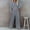Gray, variant on Oplxuo Women's Fall Corduroy 2 Piece Sets Crop Pullover Sweatshirt with Wide Leg Sweatpants Matching Sweatsuit Outfits