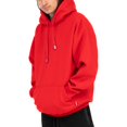 thumbnail image 2 of Pro Club Men's Heavyweight Pullover Hoodie Sweatshirt RED-S, 2 of 5