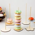 thumbnail image 2 of FOMIYES 5Pcs Donuts Stand For Party Assorted Color 11.79X4.91X0.16in Boxwood Abs For Birthday Party Weddings, 2 of 8