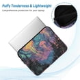 thumbnail image 2 of FORMRS 15-15.6 inch Laptop Sleeve Case Soft Carrying Quilted Computer Bag Cover, Psychedelic Jellyfish, 2 of 7
